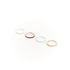 Tennis ring (pink gold)